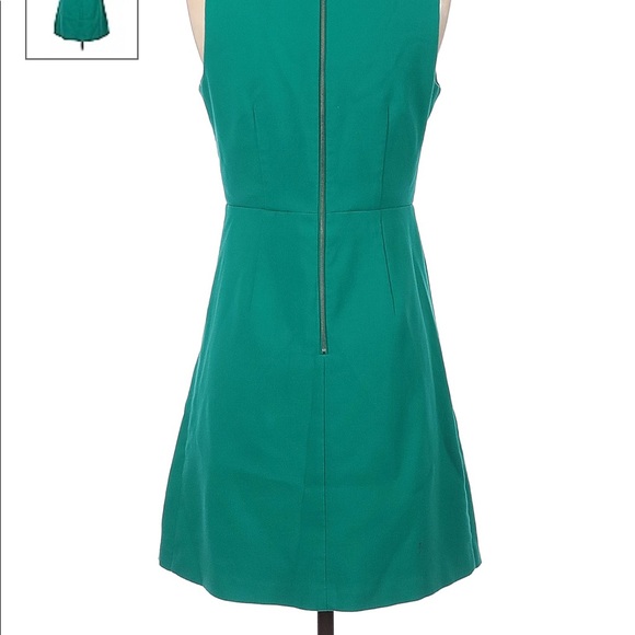 Ann Taylor Loft mini A-Line dress - size 8 - never worn - teal/blue/green - Picture 3 of 6